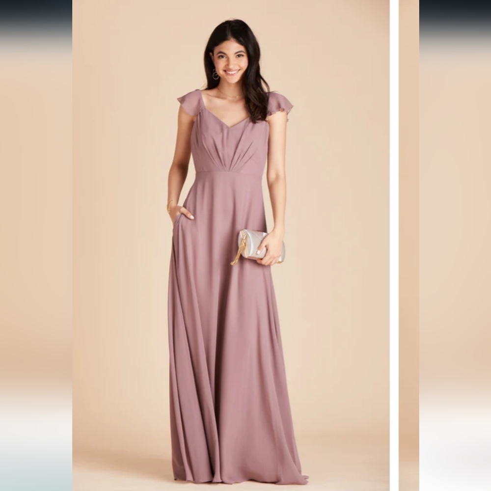 Birdy grey kae dark mauve bridesmaid dress